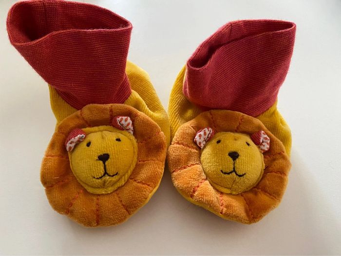 Chaussons mixtes Moulin Roty Lion - photo numéro 4