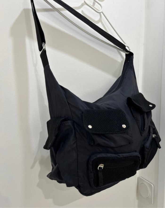 Sac bandoulière Noir - photo numéro 2