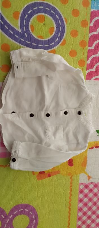 Chemise bébé garçon 1 mois