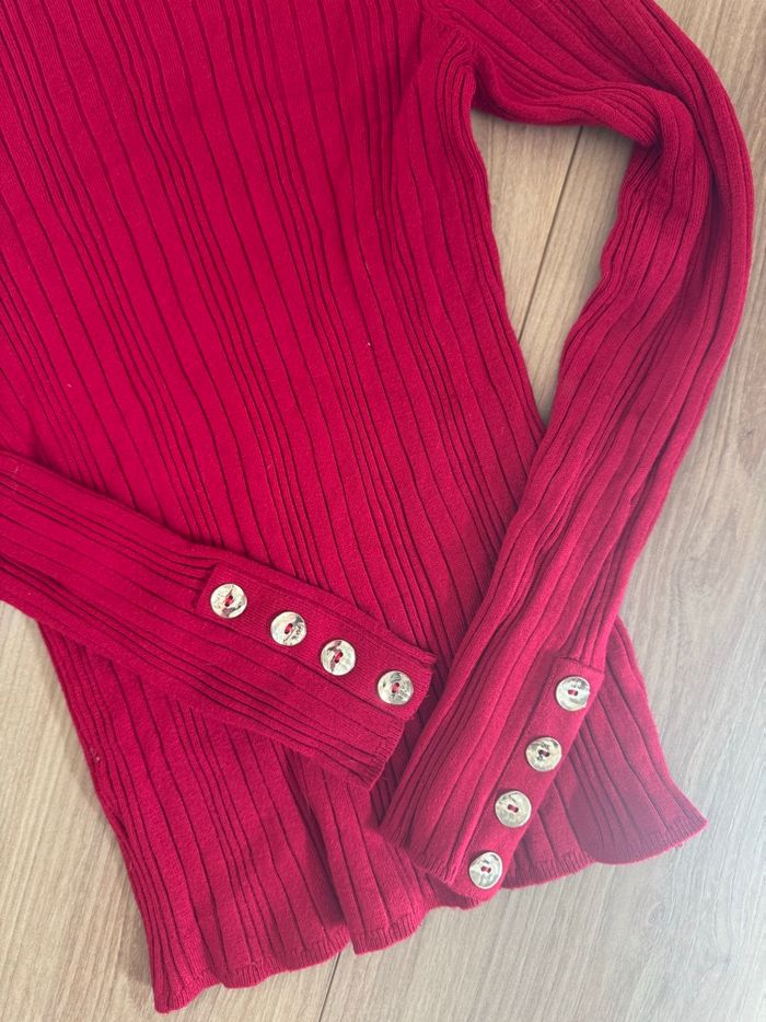 Col roulé rouge - photo numéro 1