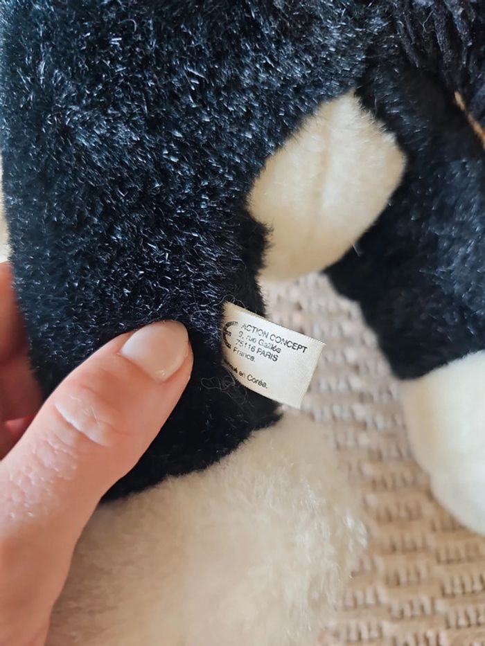 Peluche chat Pif et Hercule vintage - photo numéro 7