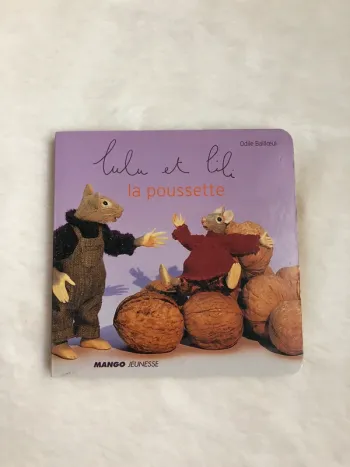 Livre cartonné Lulu et Lili - La poussette