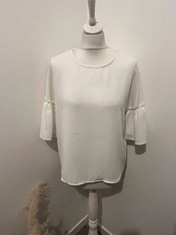 Blouse blanche stradivarius S comme neuve
