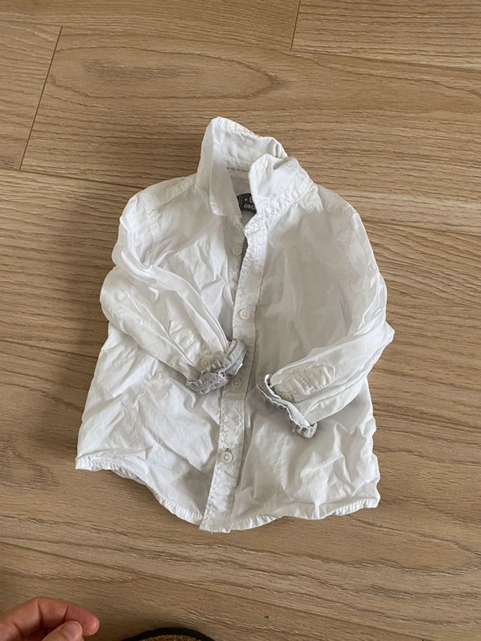 Chemise blanche neuv orchestra 6 mois