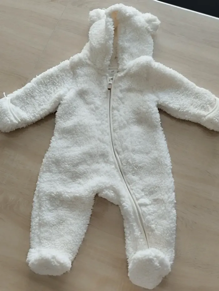 Combinaison extérieur bébé mixte h&m 2-4mois 62 cm