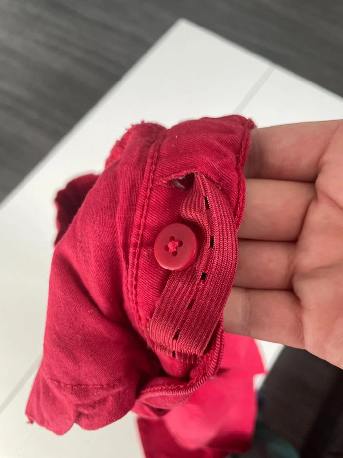 Pantalon rouge taille 12 ans marque gemo - photo numéro 6