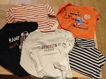 Lot de 5 T-shirts manches longues