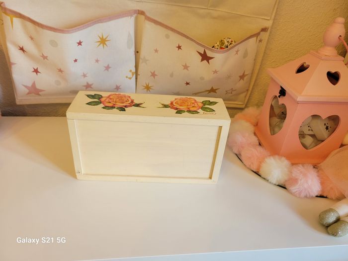 Jolie boîte à mouchoir déco chambre fille - photo numéro 3