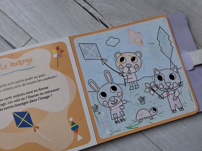 Livre peinture magique à l'eau Mon premier pinceau magique Les formes, Gründ - photo numéro 2