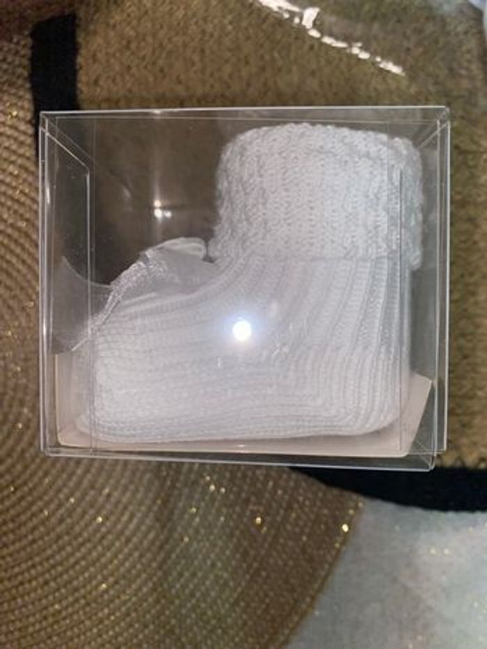 Chaussons chaussettes habillées 3 mois - photo numéro 3