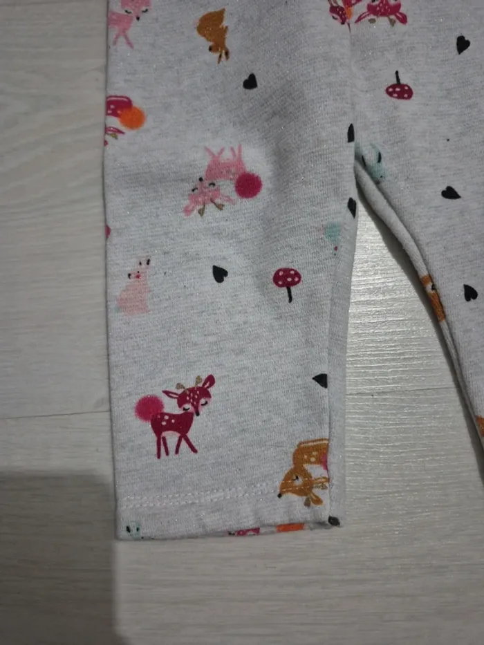Legging molletonné motif Rennes 6M - photo numéro 2