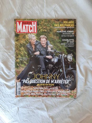 Paris match johnny halliday