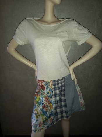 robe effet 2 en 1 desigual taille 40