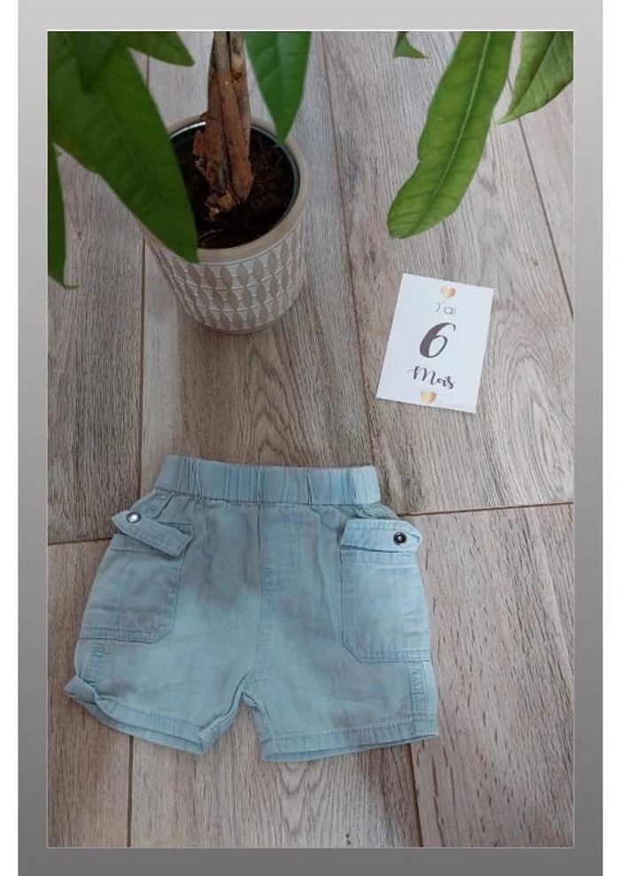 Short sucre d orge 6 mois bleu