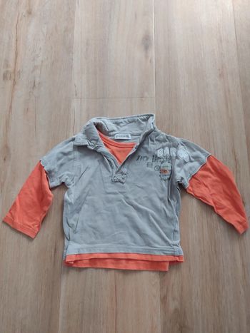 T-shirt manches longues grain de blé 18M