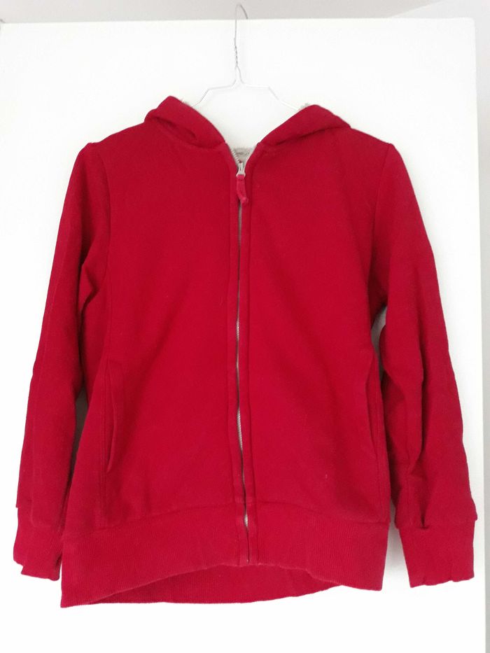 Sweat à capuche zippé et fourré 12 ans Uniqlo