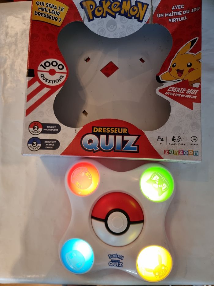 Jeu Pokémon dresseur quiz