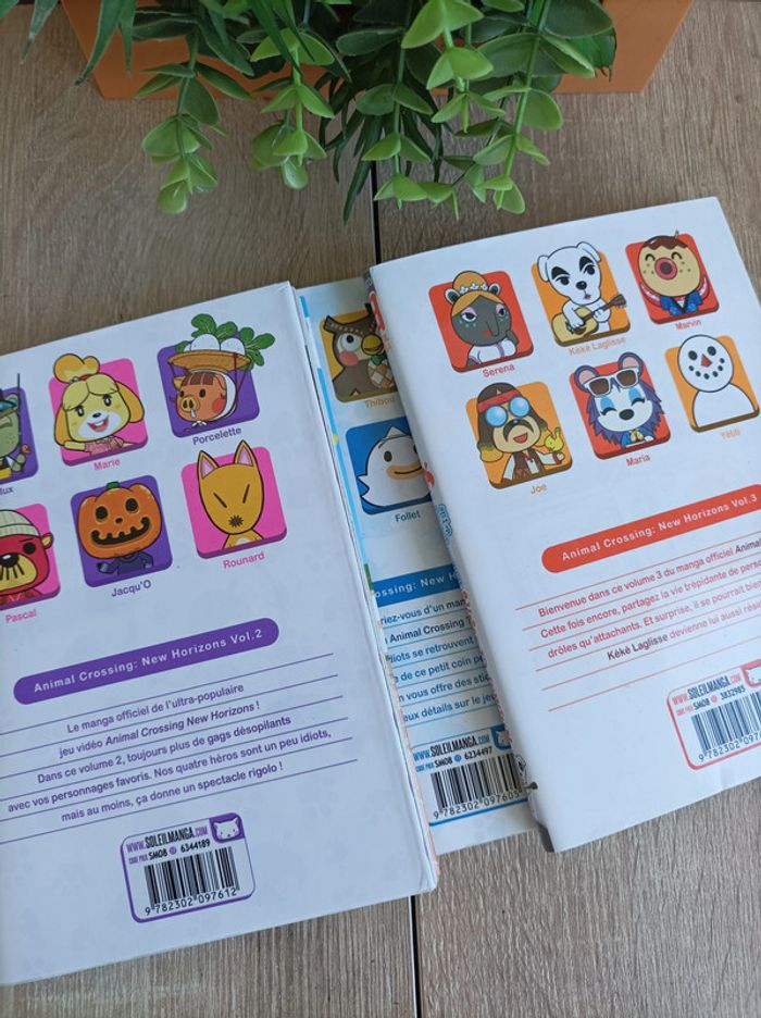 Lot 3 manga Animal Crossing n° 1 à 3 Soleil - photo numéro 5