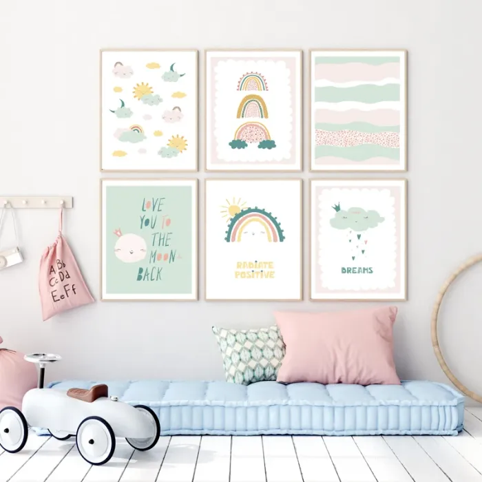 Affiches “Positive Dreams” pour chambre enfant - photo numéro 3