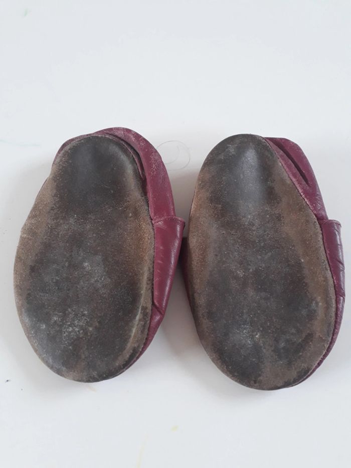Chaussons cuir 6-12 mois - photo numéro 4