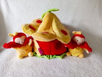 Doudou coccinelles Moulin Roty dim dam doum