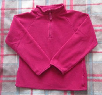 Polaire rose foncé Tex Kids 5-6 ans