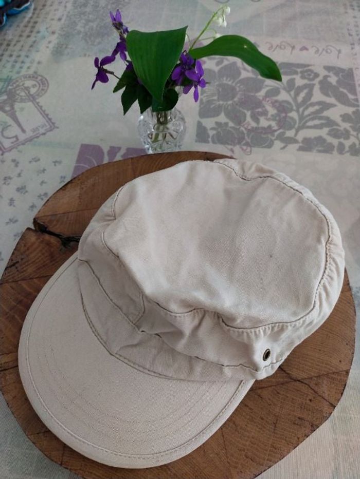 Casquette enfant beige