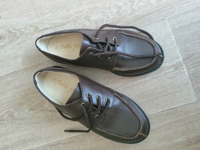 Chaussures de cérémonie taille 34 marrons - photo numéro 4