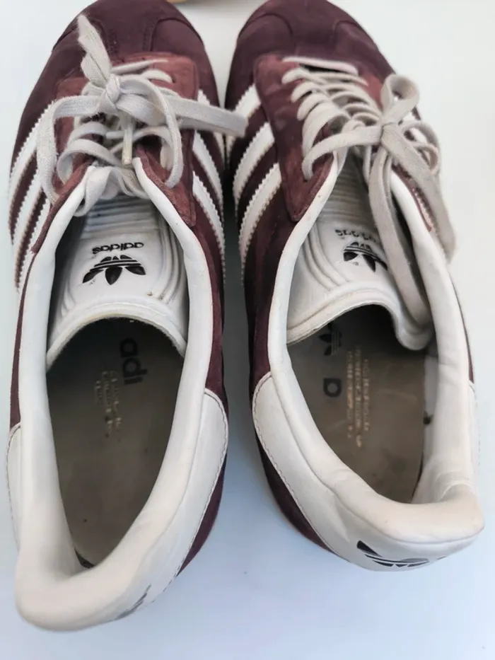 Baskets homme Adidas gazelle bordeaux Taille 44 2/3 - photo numéro 7
