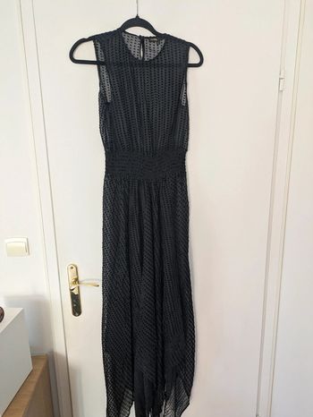 Robe longue entièrement transparente Maje