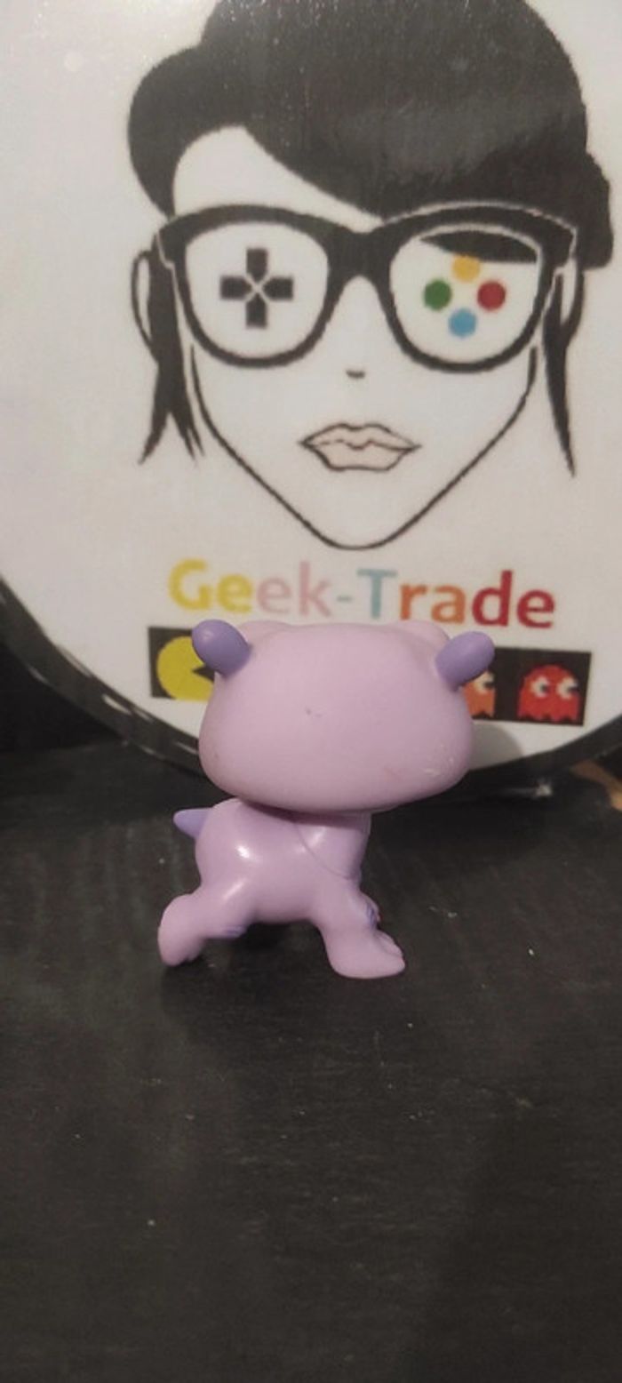 Littlest Petshop Pet Shop LPS Hippopotamus Hippopotame 2043 Violet Athentic - photo numéro 2