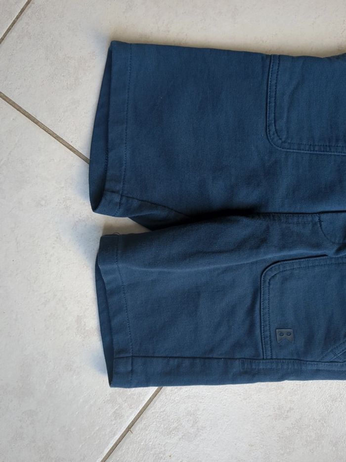 Short bleu foncé garçon 3 ans - photo numéro 3