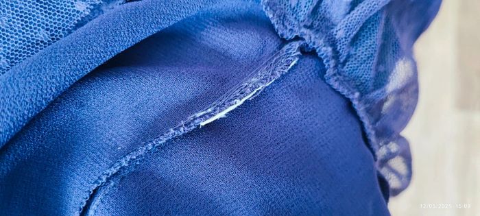 Chemise mousseline transparente violet T36 - photo numéro 12
