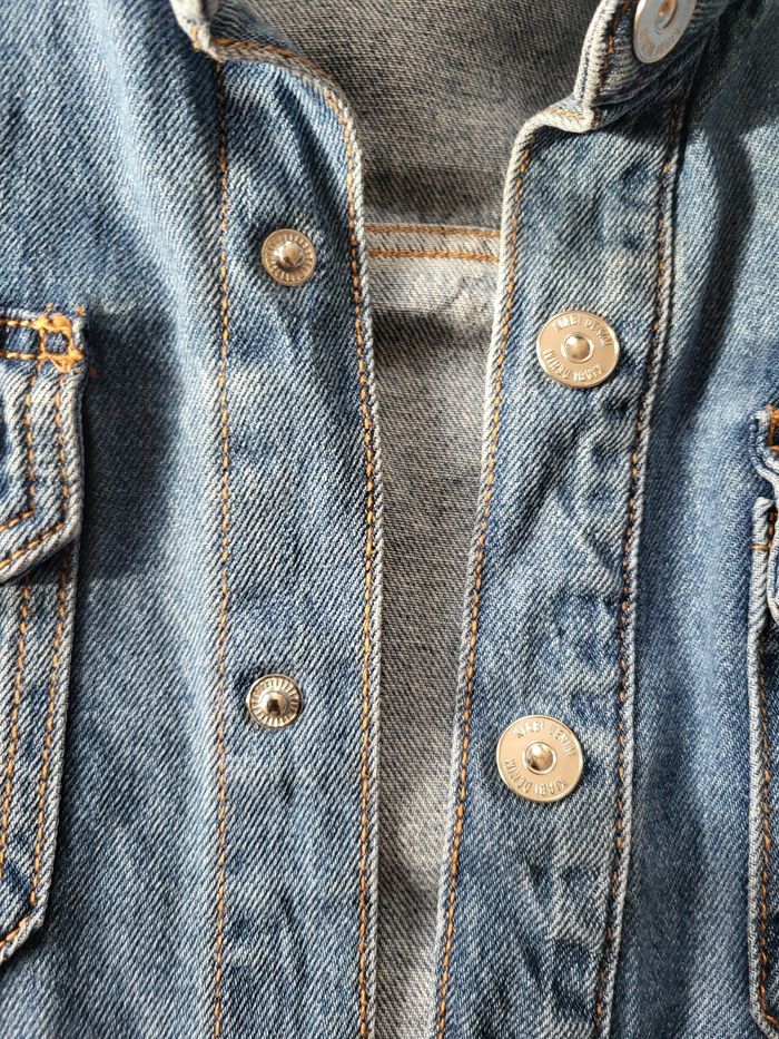 Veste en jean taille 12 ans mixte kiabi - photo numéro 4