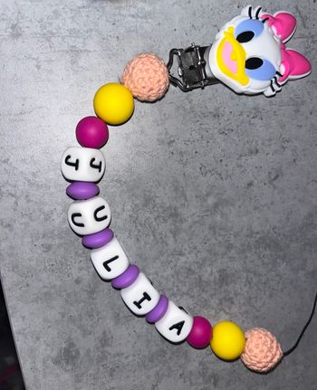 Attache tétine personnalisée