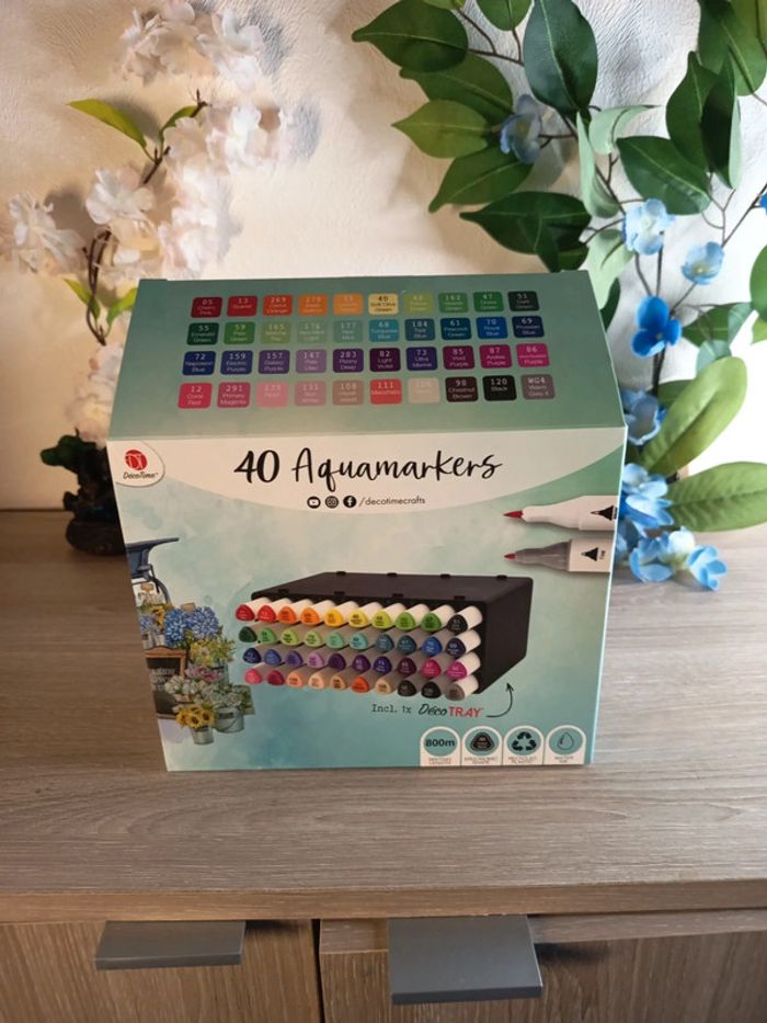 Lot de 40 Aquamarker – Très bon état - photo numéro 3
