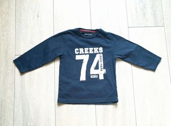 Maillot manche longue bleu Garçon 2 ans Marque Creeks