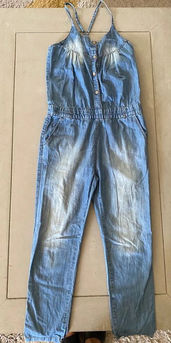Salopette en jeans Zara Kids à bretelles 11 / 12 ans 152 cm