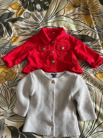 Lot de veste et gilet