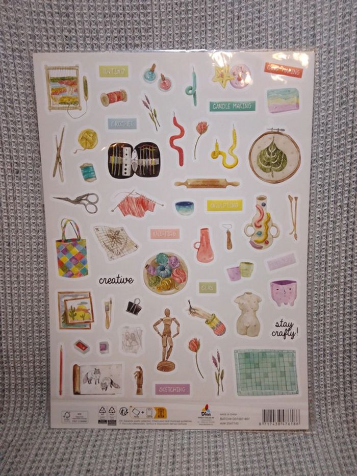 Autocollants Stickers reliefs x2 scrapbooking - photo numéro 2