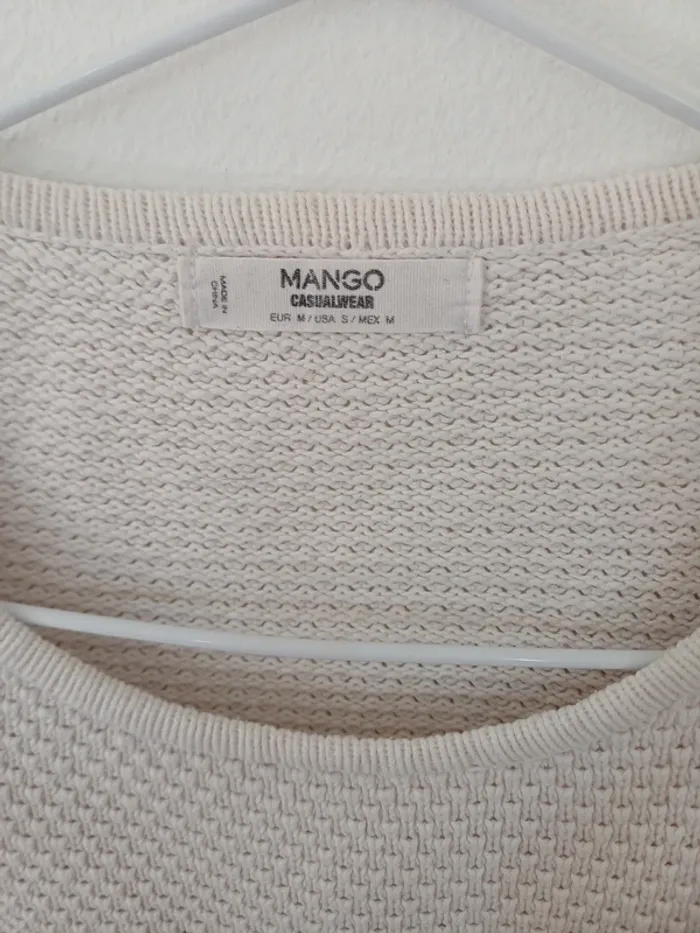 Pull blanc mango - photo numéro 2