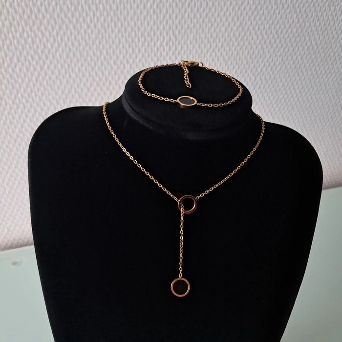 Parure acier inoxydable Collier y - photo numéro 3