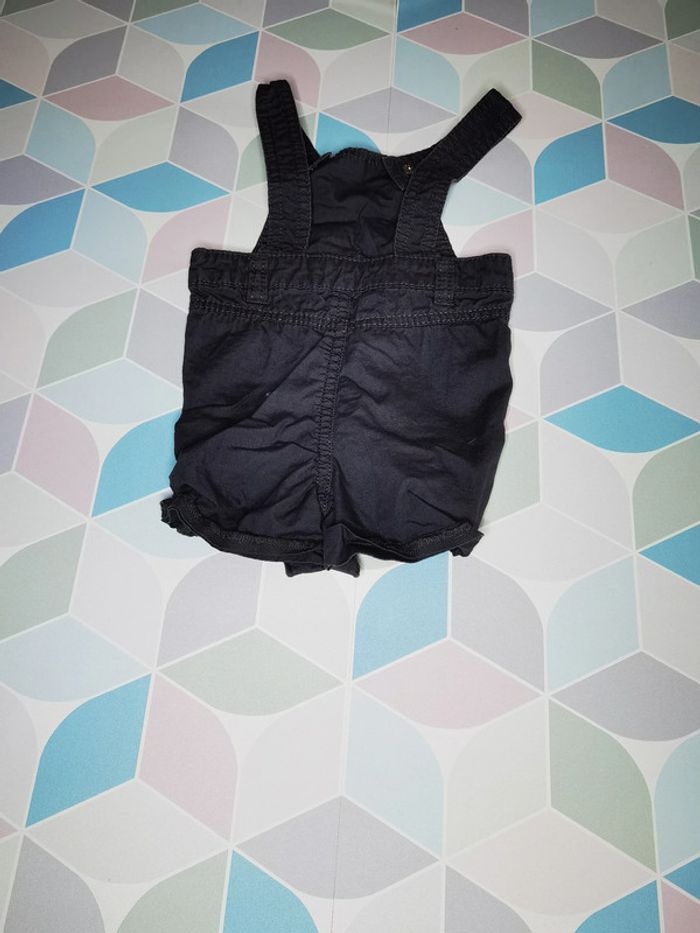 D2408 - salopette short garçon 3 mois - photo numéro 2