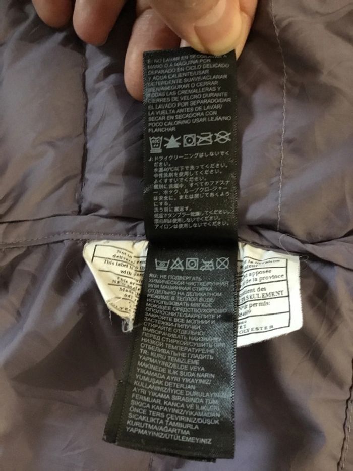 Doudoune légère pour fille The North Face violet clair taille S (7/8) 087 - photo numéro 17