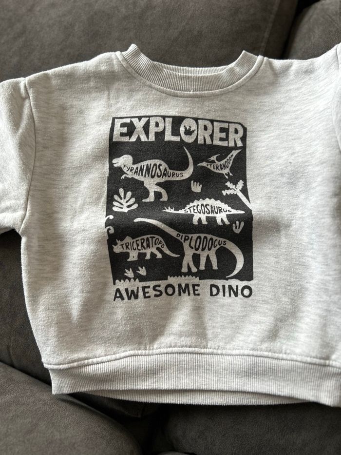 Sweat dinosaure  2-3 ans - photo numéro 2