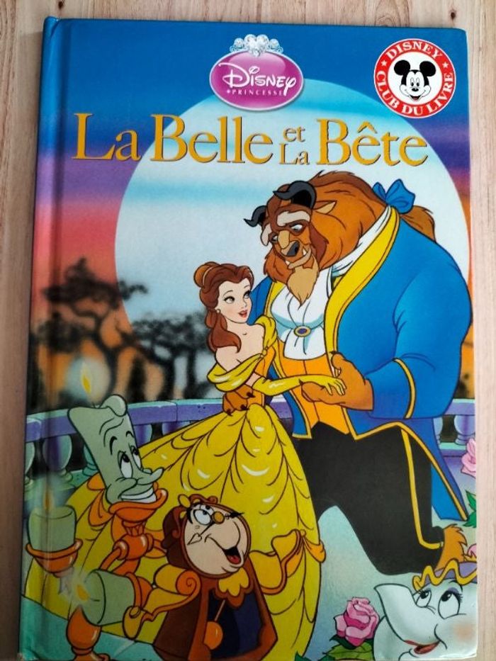 Livre enfant Disney Club du livre La Belle et la Bête