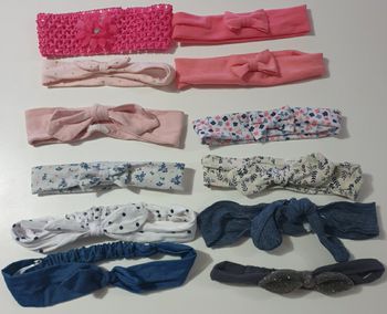 Lot de 12 bandeaux