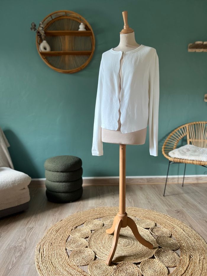 Cardigan Blanc Camaïeu – Chic, Classique & Indispensable - photo numéro 6