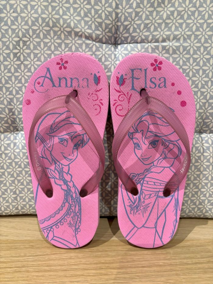 Paire de Claquettes "La Reine Des Neiges" Pointure 28 / 29