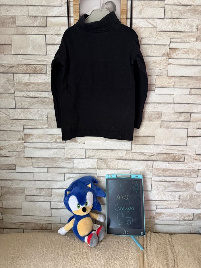 Lot de 3 maillots longues manches et cols roulés Garçon - T4ans - in extenso et basic - photo numéro 4